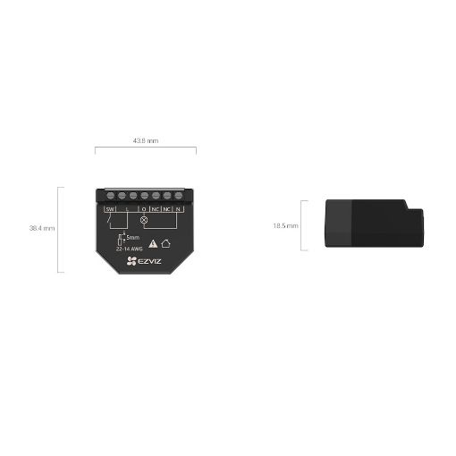 Εικόνα της Smart Home WiFi Relay Ezviz T35W with Power Measurement