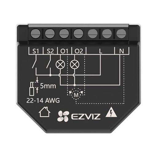 Εικόνα της Smart Home WiFi Relay Ezviz 2 Channel T36
