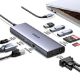 Εικόνα της Docking Station Ugreen CM498 Type-C Grey 15600