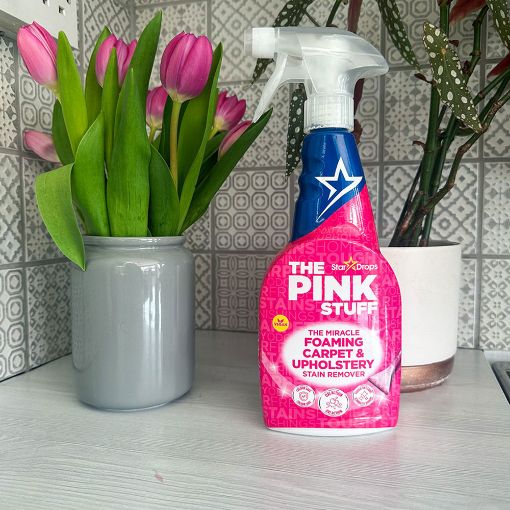 Εικόνα της Καθαριστικό Spray Χαλιών The Pink Stuff The Miracle Foaming Carpet & Upholstery Stain Remover 500ml