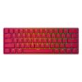 Εικόνα της Πληκτρολόγιο HK Gaming GK61 RGB Gateron Black Switch (US) Red