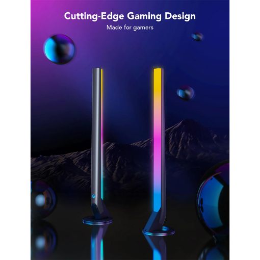 Εικόνα της Govee H6047 RGBIC Wireless Gaming Light Bars with Smart Controller Black