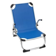 Εικόνα της Καρέκλα Παραλίας Αλουμινίου Velco Ενισχυμένη με Μπράτσα 2x1 Μπλε 141-9632-1