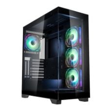 Εικόνα της Kolink Unity Peak ARGB Tempered Glass Black PGW-CH-KOL-122