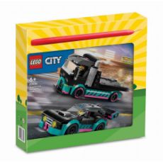 Εικόνα της Λαμπάδα LEGO City: Race Car And Car Carrier Truck 60406