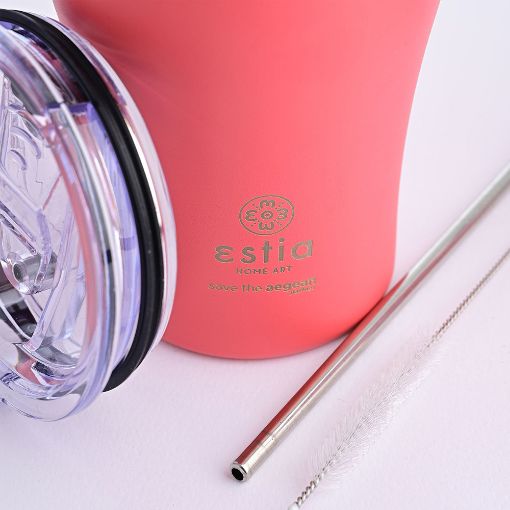Εικόνα της Ποτήρι Θερμός Estia Coffee Mug Save The Aegean Fusion Coral 350ml 01-12199