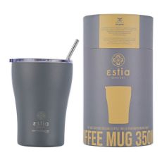 Εικόνα της Ποτήρι Θερμός Estia Coffee Mug Save The Aegean Grey 350ml 01-12441