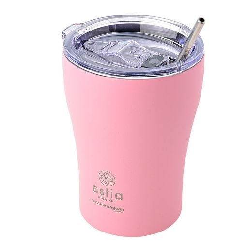 Εικόνα της Ποτήρι Θερμός Estia Coffee Mug Save The Aegean Blossom Rose 350ml 01-12472