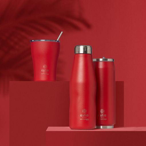 Εικόνα της Ποτήρι Θερμός Estia Coffee Mug Save The Aegean Scarlet Red 350ml 01-16845
