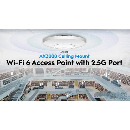 Εικόνα της Access Point Cudy AP3000 WiFi-6 2.5GB Ethernet AX3000 Dual-Band PoE