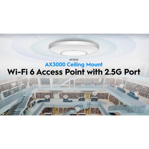 Εικόνα της Access Point Cudy AP3000 WiFi-6 2.5GB Ethernet AX3000 Dual-Band PoE
