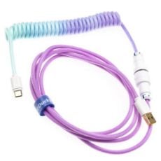Εικόνα της Καλώδιο Ducky Premicord Type C to USB-A 1.8m Azure DACOC2-AZU1