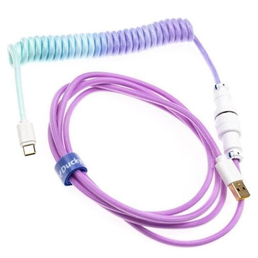 Εικόνα της Καλώδιο Ducky Premicord Type C to USB-A 1.8m Azure DACOC2-AZU1