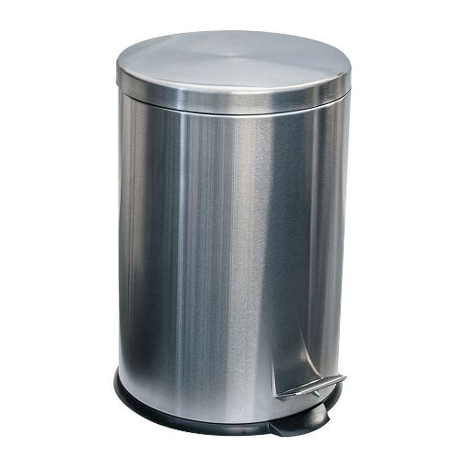 Εικόνα της Κάδος Απορριμμάτων Estia Classic Soft-Close 20Lt Matte Inox 01-0073