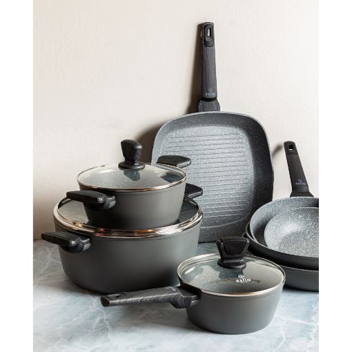 Εικόνα της Γαλατιέρα Estia Cuisson Αντικολλητική 18cm Αλουμινίου 1.8Lt 01-11109