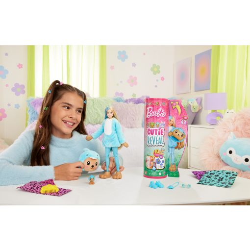 Εικόνα της Λαμπάδα Mattel - Barbie Cuttie Reveal Αρκουδάκι/Δελφίνι HRK25