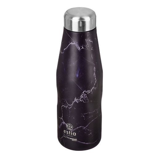 Εικόνα της Μπουκάλι Θερμός Estia Travel Flask Save The Aegean 500ml Pentelica Black 01-16609