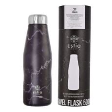 Εικόνα της Μπουκάλι Θερμός Estia Travel Flask Save The Aegean 500ml Pentelica Black 01-16609