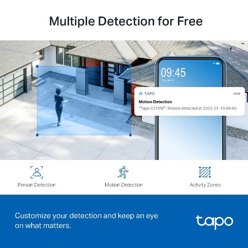 Εικόνα της Outdoor Wireless IP Camera TP-Link Tapo C510W Starlight Pan/Tilt 2K