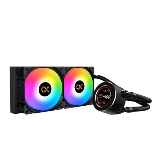 Εικόνα της Xigmatek Frozr-O II 240 ARGB LCD Black EN40429