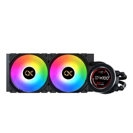 Εικόνα της Xigmatek Frozr-O II 240 ARGB LCD Black EN40429