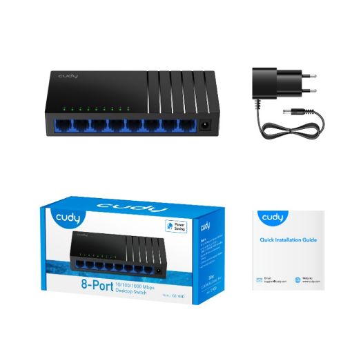 Εικόνα της Desktop Switch Cudy GS108D 8-Port Gigabit Ethernet