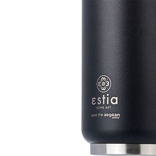 Εικόνα της Ποτήρι Θερμός Estia Travel Cup Save The Aegean 300ml Midnight Black 01-16739