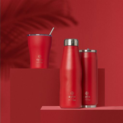 Εικόνα της Ποτήρι Θερμός Estia Travel Cup Save The Aegean 500ml Scarlet Red 01-9854