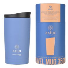 Εικόνα της Ποτήρι Θερμός Estia Travel Mug Save The Aegean 350ml Denim Blue 01-20378