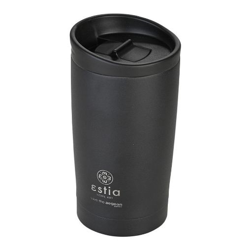 Εικόνα της Ποτήρι Θερμός Estia Travel Mug Save The Aegean 350ml Midnight Black 01-20361