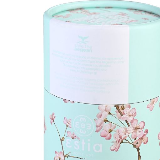 Εικόνα της Ποτήρι Θερμός Estia Travel Mug Save The Aegean 350ml Blossom Green 01-20446