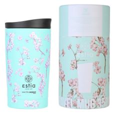 Εικόνα της Ποτήρι Θερμός Estia Travel Mug Save The Aegean 350ml Blossom Green 01-20446