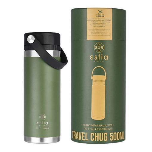 Εικόνα της Θερμός Estia Travel Chug Save The Aegean 500ml Forest Spirit 01-17811