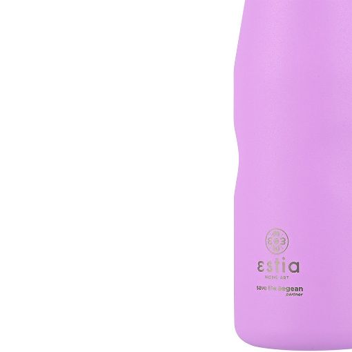 Εικόνα της Μπουκάλι Θερμός Estia Travel Flask Save The Aegean 500ml Lavender Purple 01-7805
