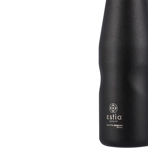 Εικόνα της Μπουκάλι Θερμός Estia Travel Flask Save The Aegean 500ml Midnight Black 01-7799