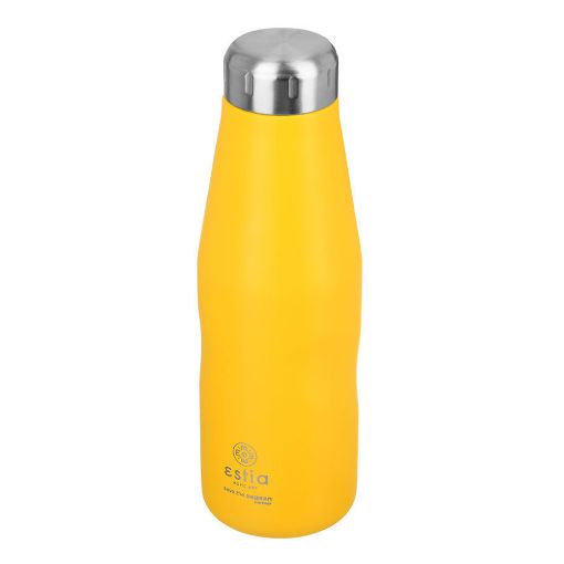 Εικόνα της Μπουκάλι Θερμός Estia Travel Flask Save The Aegean 500ml Pineapple Yellow 01-9007