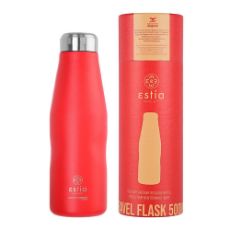 Εικόνα της Μπουκάλι Θερμός Estia Travel Flask Save The Aegean 500ml Scarlet Red 01-8543