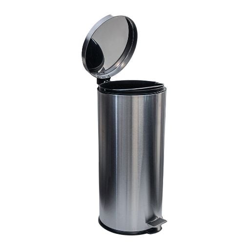 Εικόνα της Κάδος Απορριμμάτων Estia Classic Soft-Close 30Lt Matte Inox 01-1759