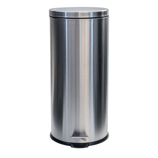 Εικόνα της Κάδος Απορριμμάτων Estia Classic Soft-Close 30Lt Matte Inox 01-1759