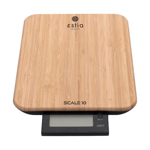 Εικόνα της Ψηφιακή Ζυγαριά Κουζίνας Estia Scale 10 Μέγιστου Βάρους 10kg Bamboo 06-12038