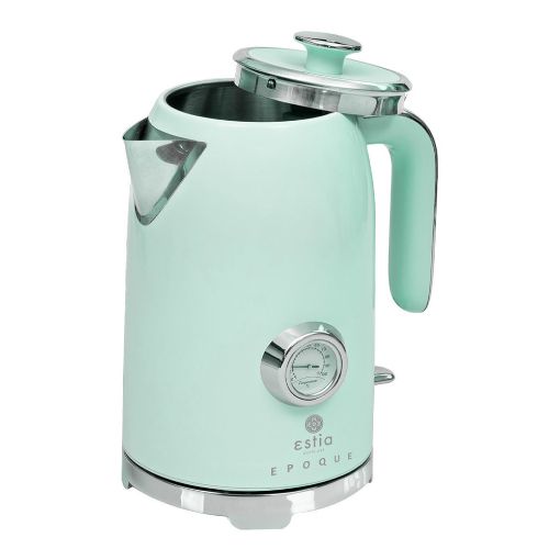 Εικόνα της Βραστήρας Estia Retro Epoque Ανοξείδωτος 2200w 1.7lt Μέντα 06-19426