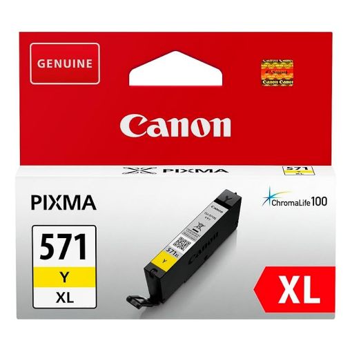 Εικόνα της Μελάνι Canon CLI-571Y XL Yellow 0334C001