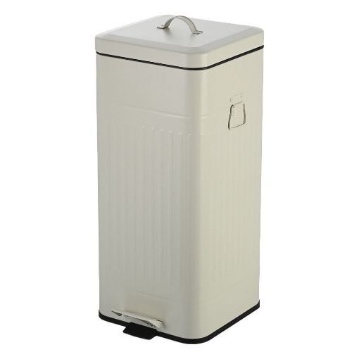 Εικόνα της Κάδος Απορριμμάτων Estia Soft Close Antigua 30ltl Ivory Ματ 01-20040