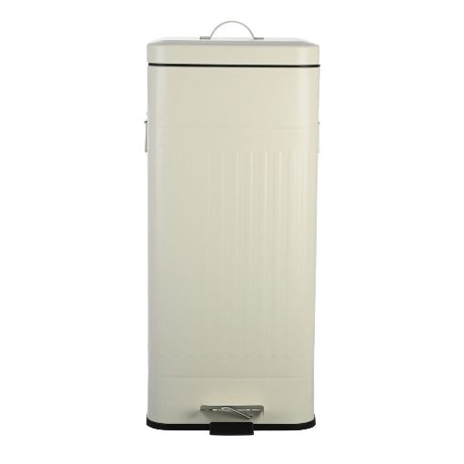 Εικόνα της Κάδος Απορριμμάτων Estia Soft Close Antigua 30ltl Ivory Ματ 01-20040