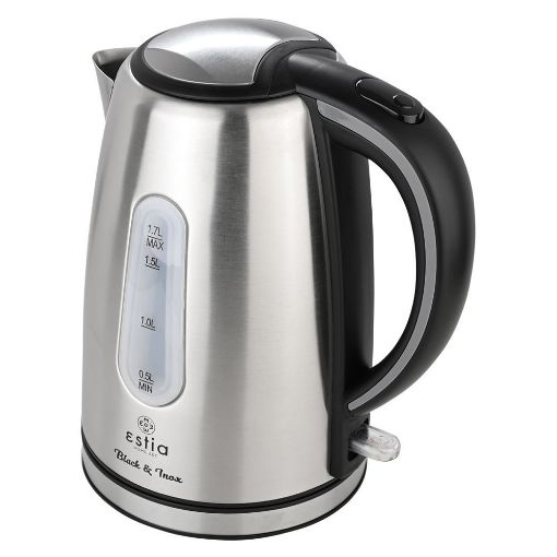 Εικόνα της Βραστήρας Estia Black & Inox Ανοξείδωτος 2200w 1.7lt 06-10102