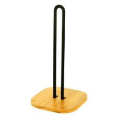 Εικόνα της Βάση για Ρολό Κουζίνας Estia Bamboo Essentials Μεταλλική 16x16x31.3cm 01-13196