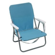 Εικόνα της Καρέκλα Παραλίας Μεταλλική Velco με Μπράτσα 600D Γαλάζια 142-3548-5