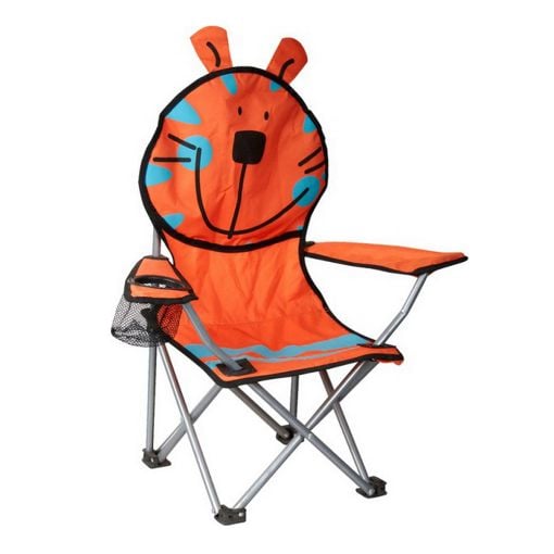 Εικόνα της Πολυθρόνα Αρθωτή Μεταλλική Velco Αρκουδάκι Polyester Πορτοκαλί 153-4115-2