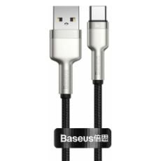 Εικόνα της Καλώδιο Baseus Cafule USB-A to USB-C Braided 66W 0.25m Black CAKF000001