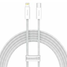 Εικόνα της Καλώδιο Baseus Dynamic USB-C to Lightning Braided 20W 2m White CALD000102